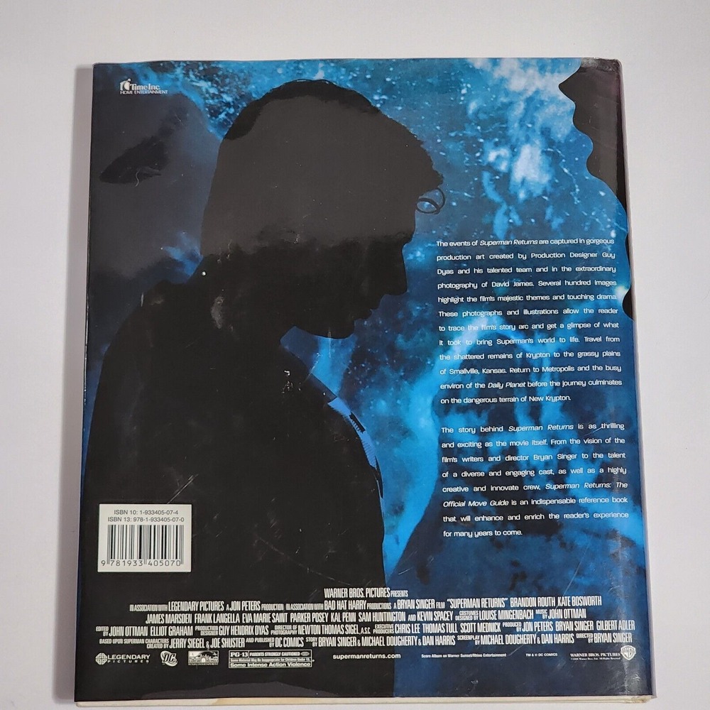 Superman Returns Official Movie Guide Bryan Singer Hardcover Book 2006 DC Comics - Picture 3 of 4
